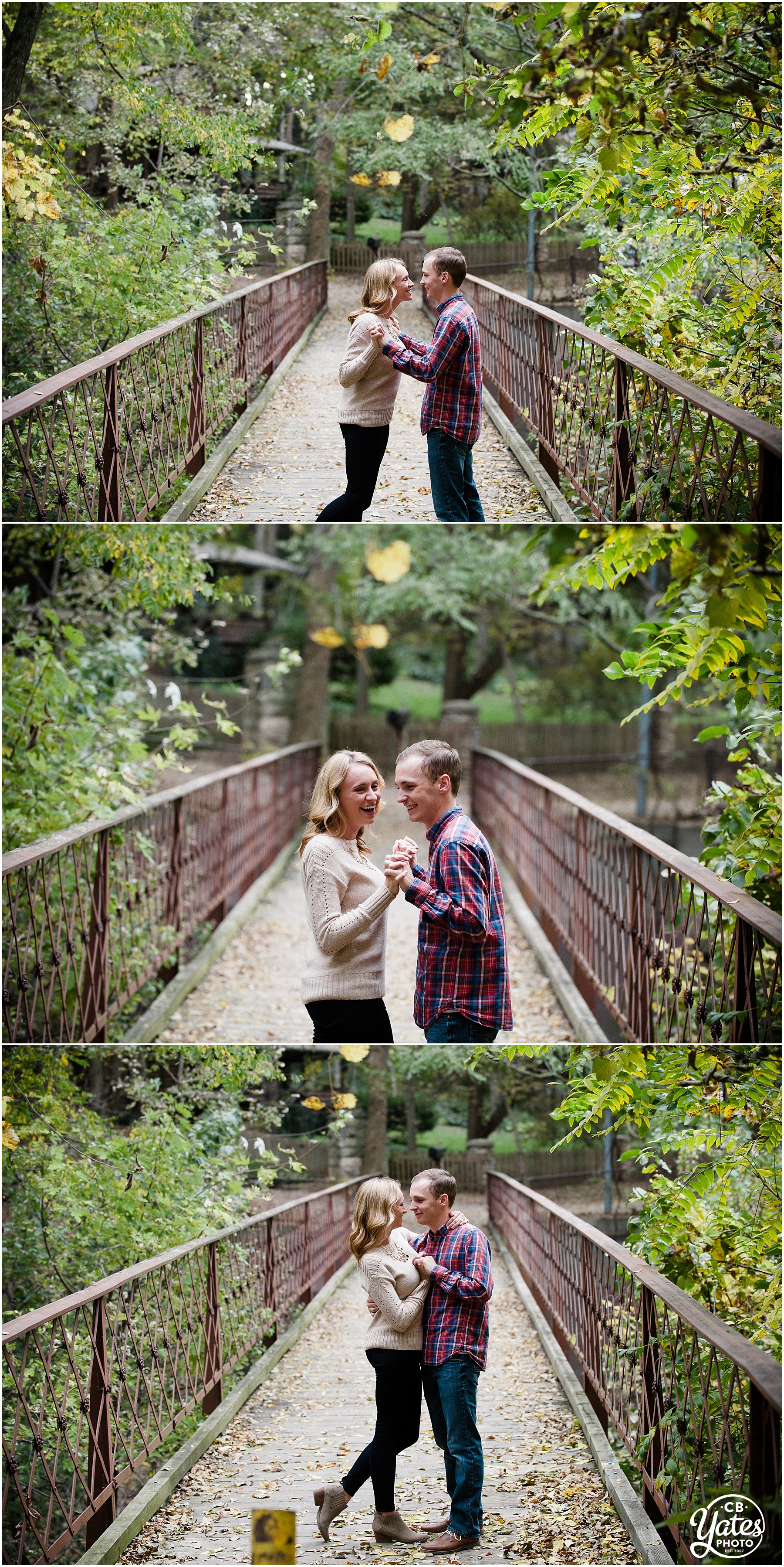 fall-bridge-engaged-photos