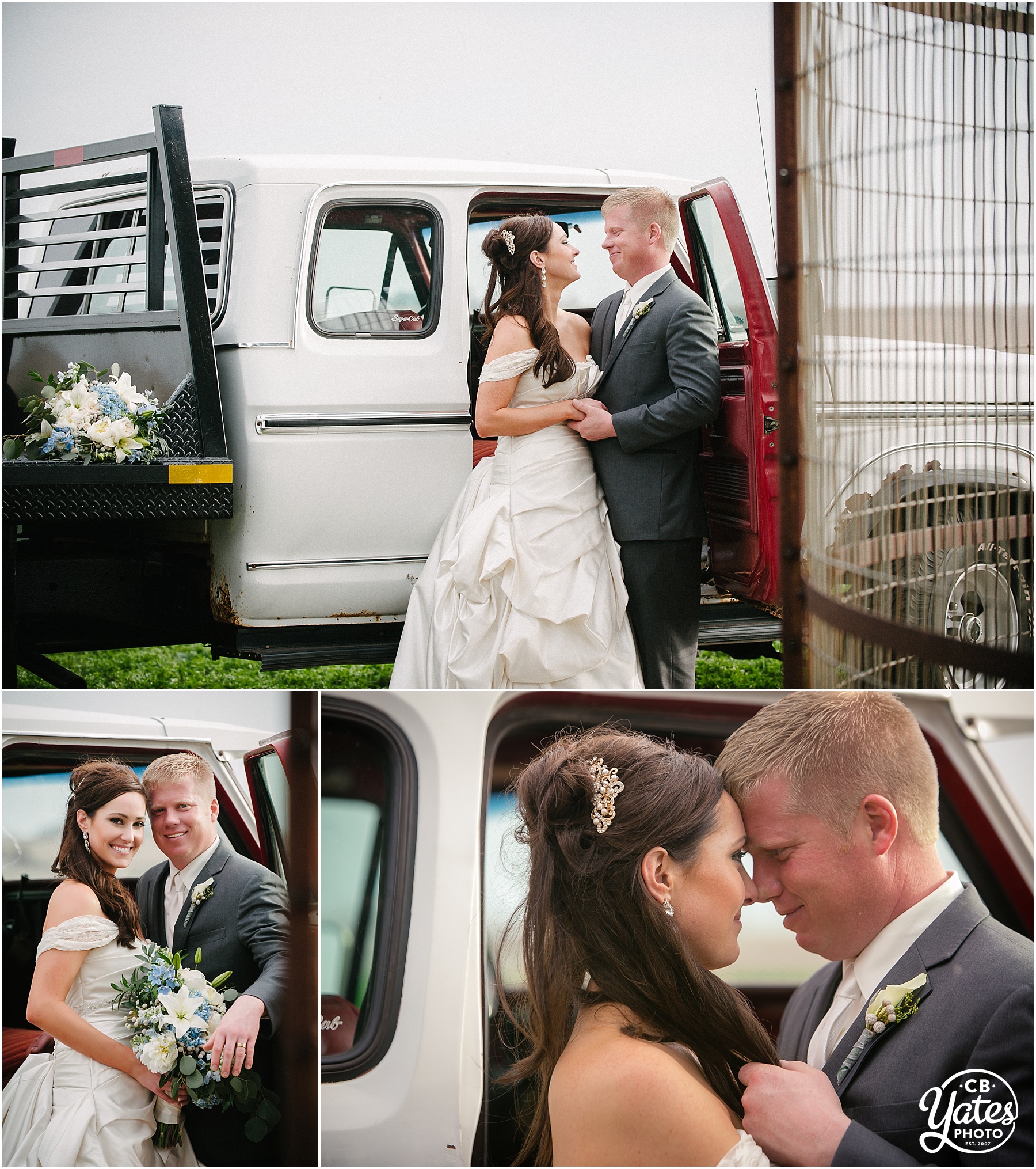 Truck Bride Groom Wedding Photography